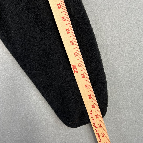 Y2K North Face Denali Fleece Jacket Womans Medium Armpit Zip Black Retro 2000s - Picture 8 of 8